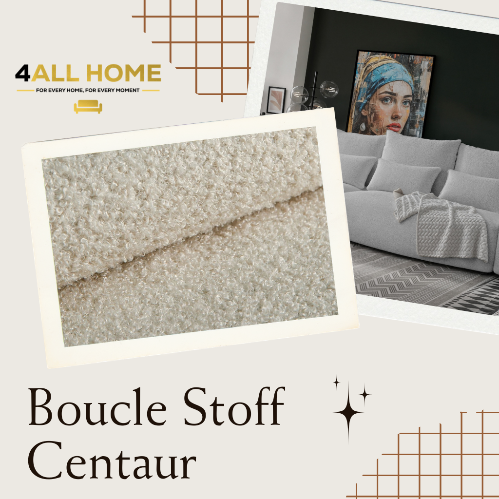 Centaur Bouclestoff für Sofas & Ecksofas | Hochwertige Polsterstoffe