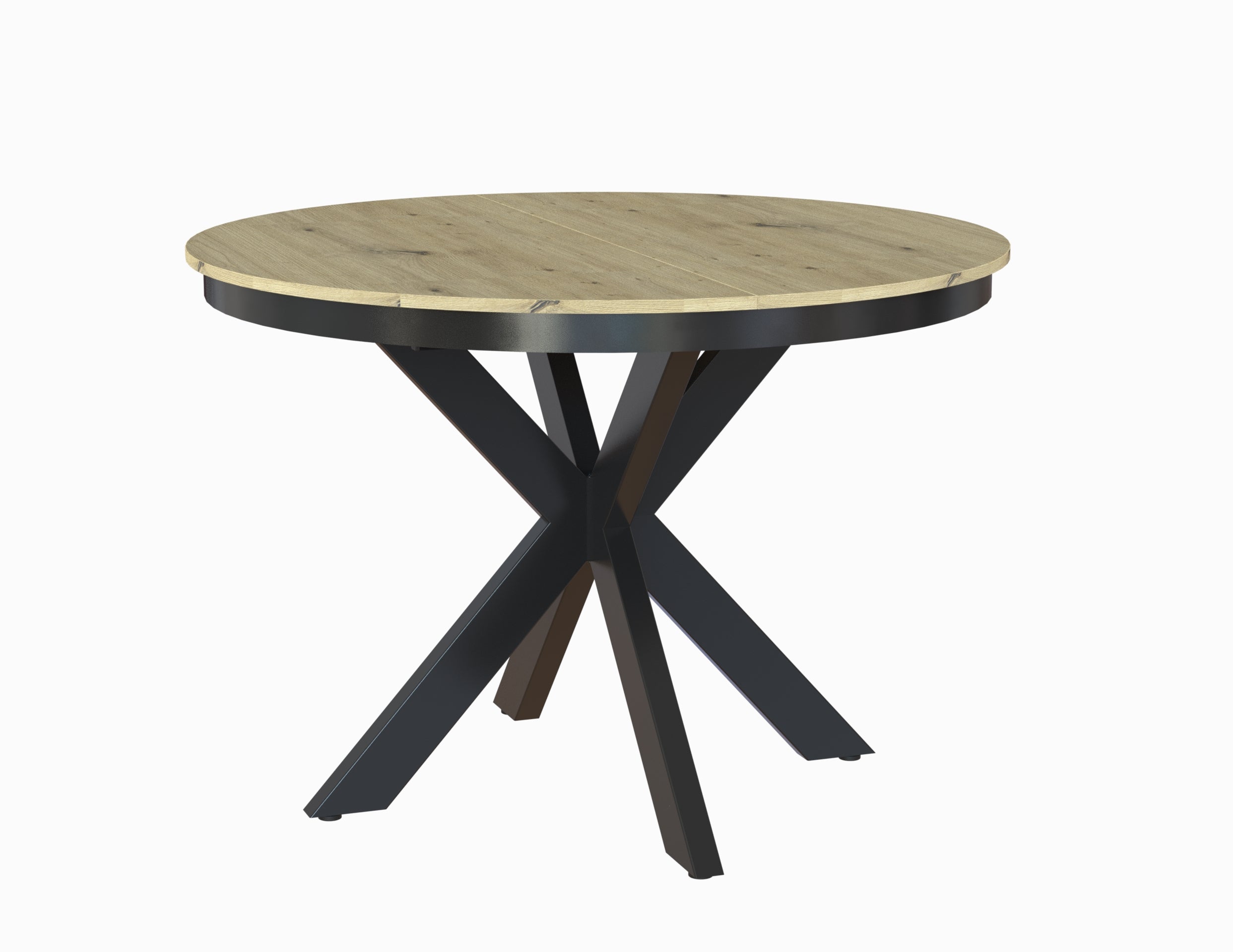 Esstisch Kama-N 100 cm Rund 2 zusätzliche Tischplatten