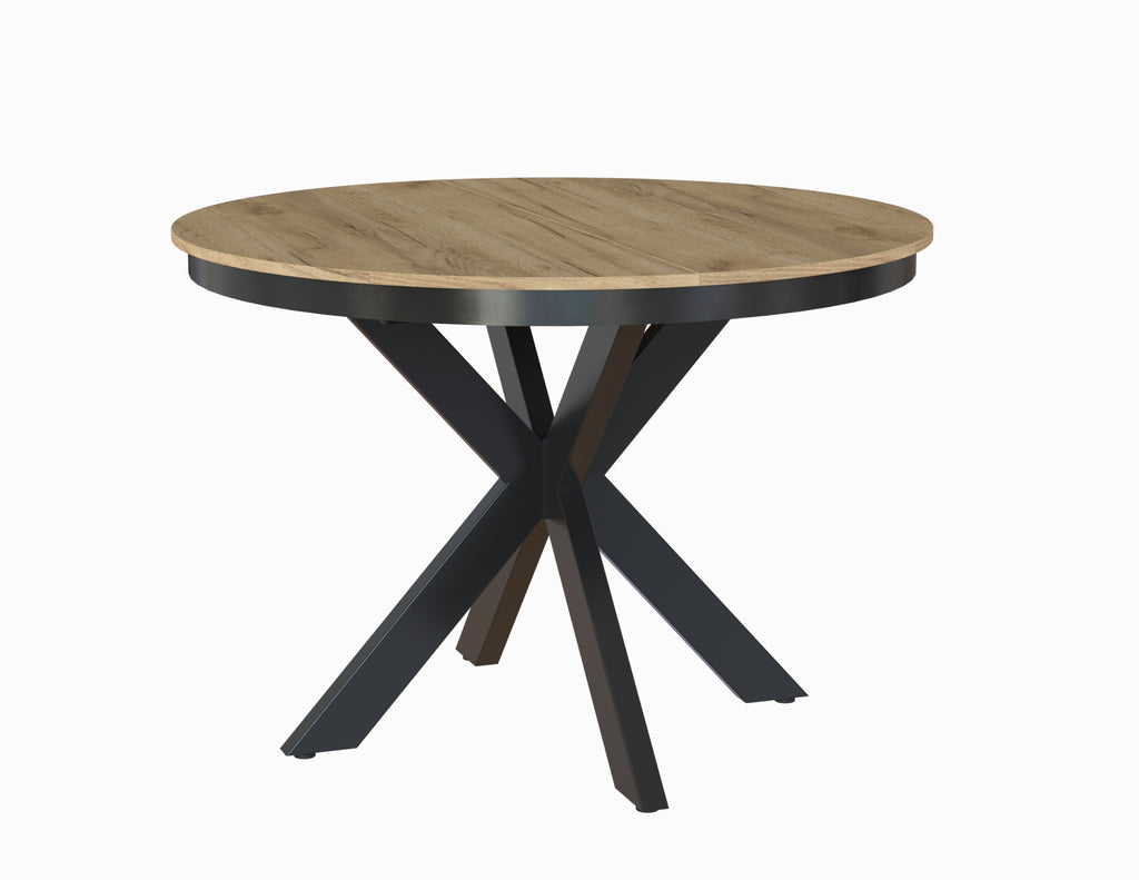 Esstisch Kama-N 100 cm Rund 2 zusätzliche Tischplatten