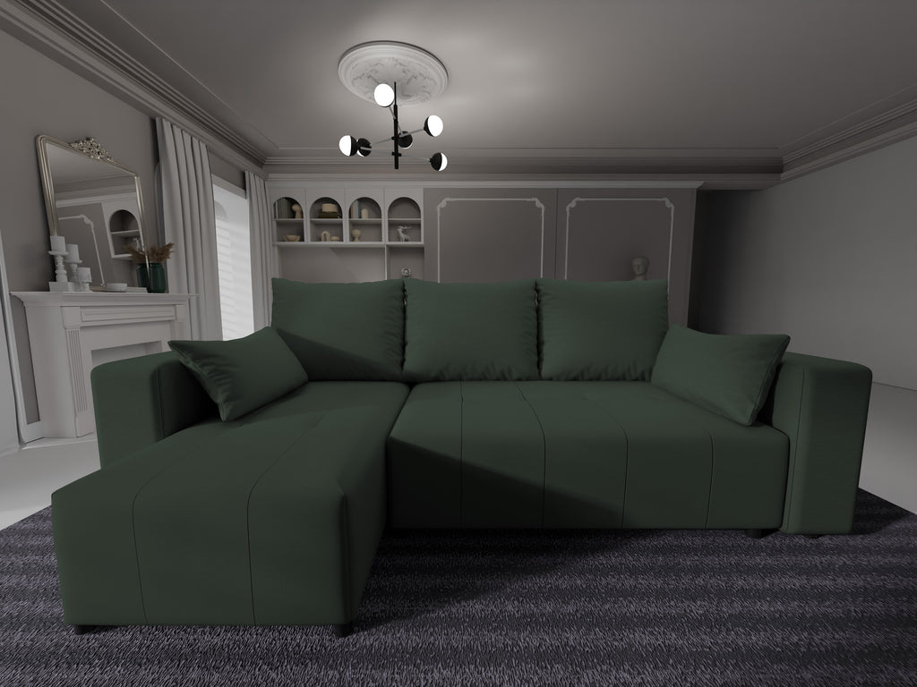 Ecksofa mit Schlaffunktion Tico Webstoff Neve