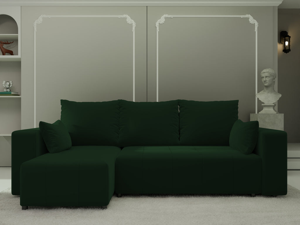 Ecksofa mit Schlaffunktion Tico Velour Royal Velvet