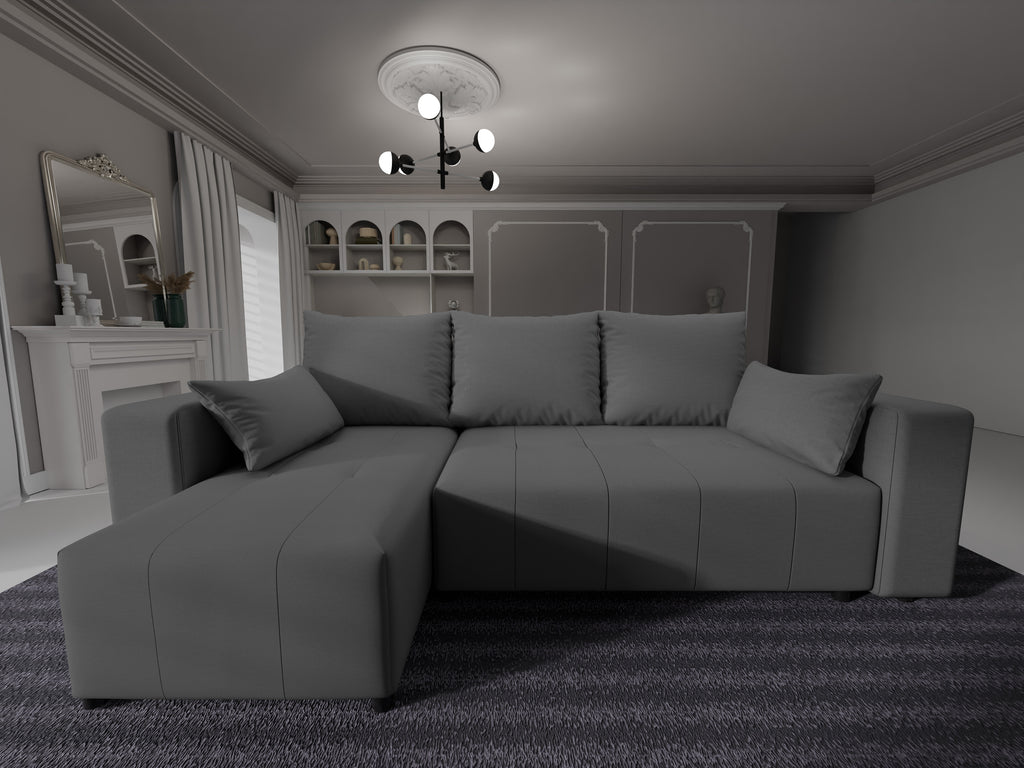 Ecksofa mit Schlaffunktion Tico Webstoff Neve