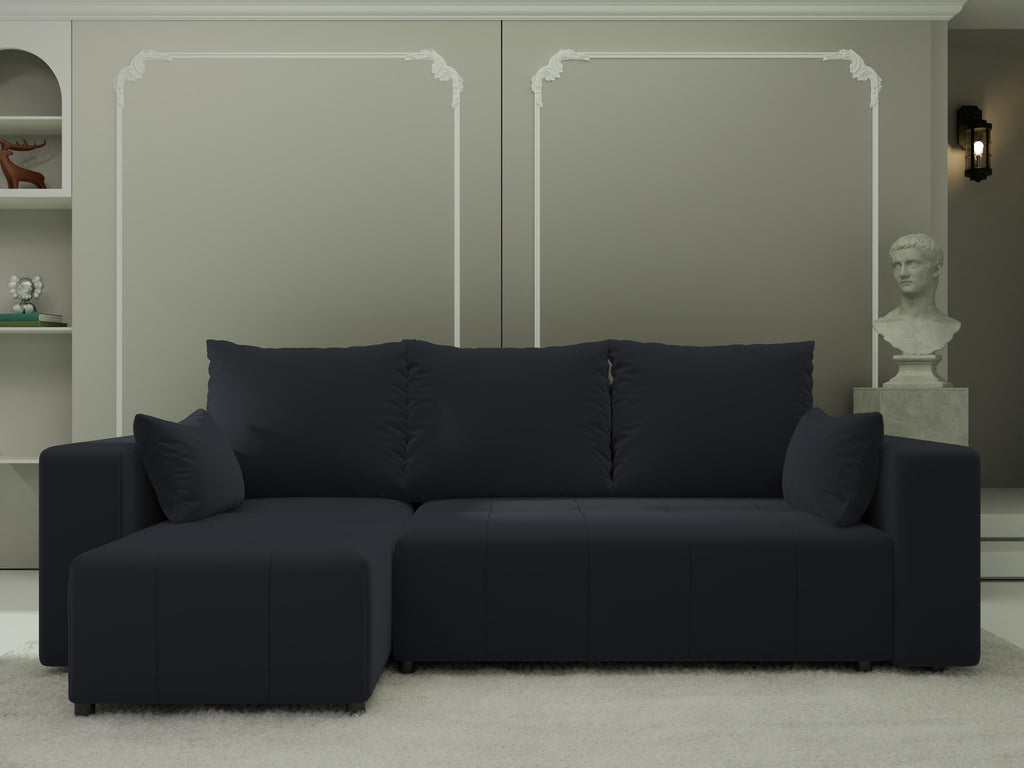 Ecksofa mit Schlaffunktion Tico Velour Royal Velvet