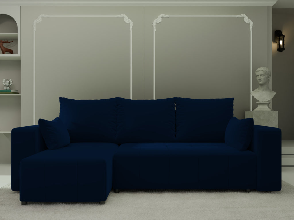Ecksofa mit Schlaffunktion Tico Velour Royal Velvet