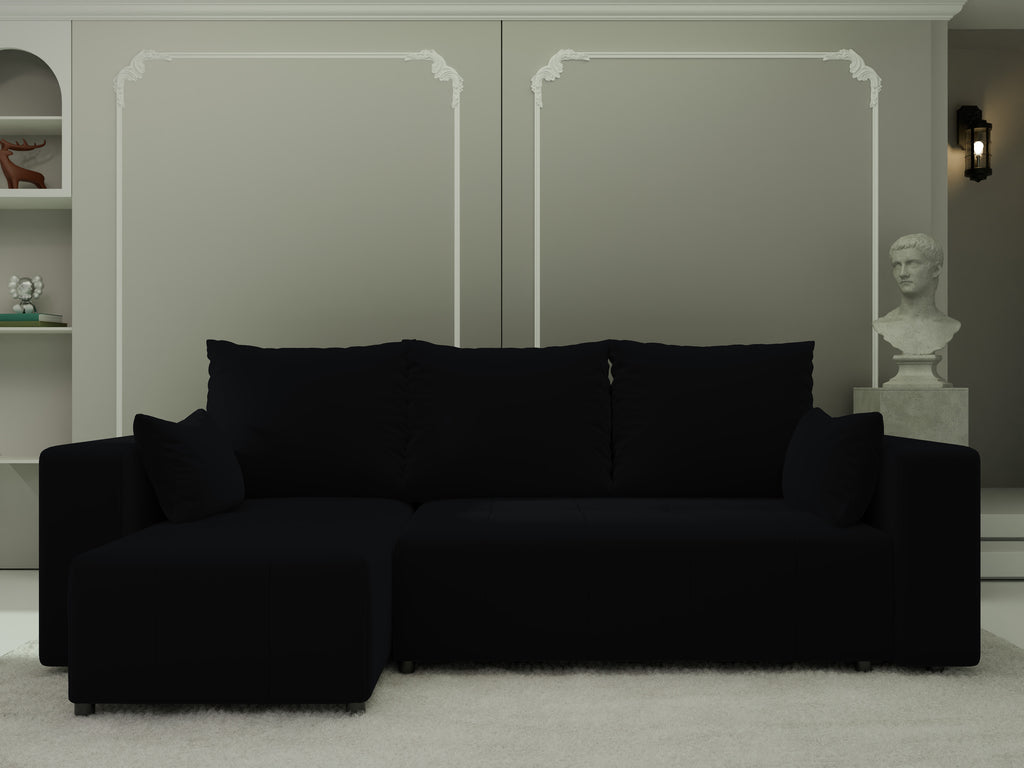 Ecksofa mit Schlaffunktion Tico Velour Royal Velvet