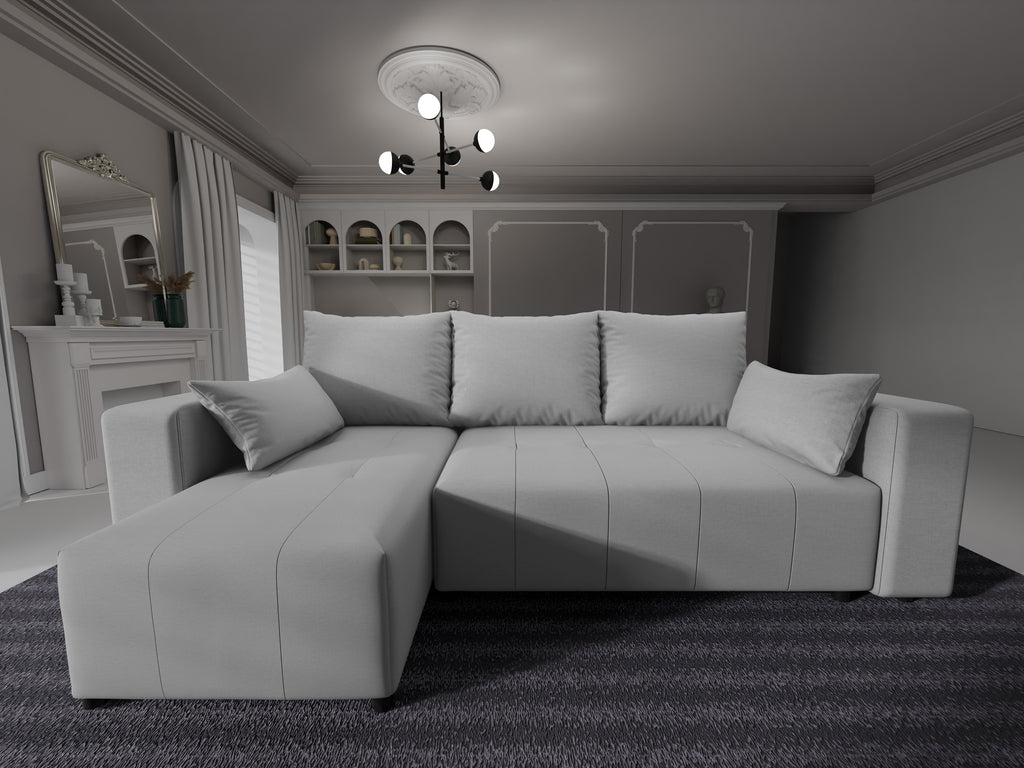 Ecksofa mit Schlaffunktion Tico Webstoff Neve