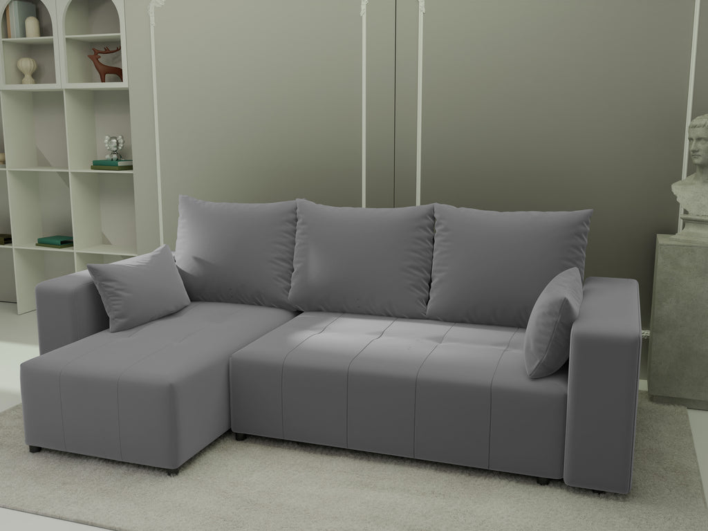 Ecksofa mit Schlaffunktion Tico Velour Royal Velvet