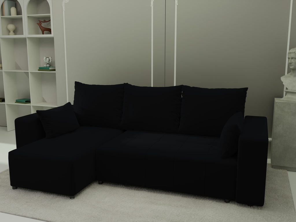 Ecksofa mit Schlaffunktion Tico Velour Royal Velvet