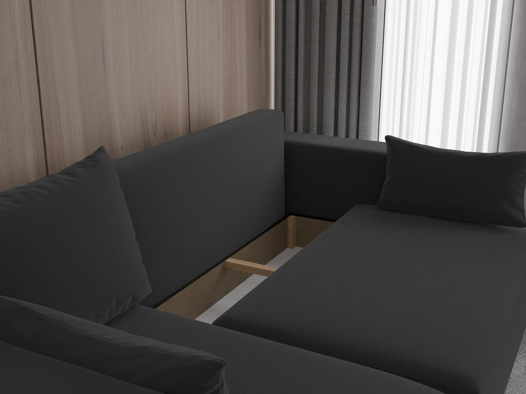 Ecksofa mit Schlaffunktion Tivo Velour Velo