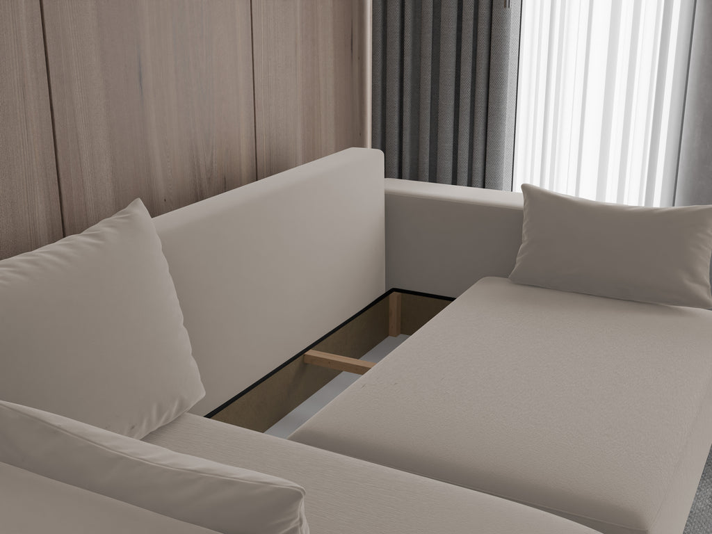 Ecksofa mit Schlaffunktion Tivo Velour Velo