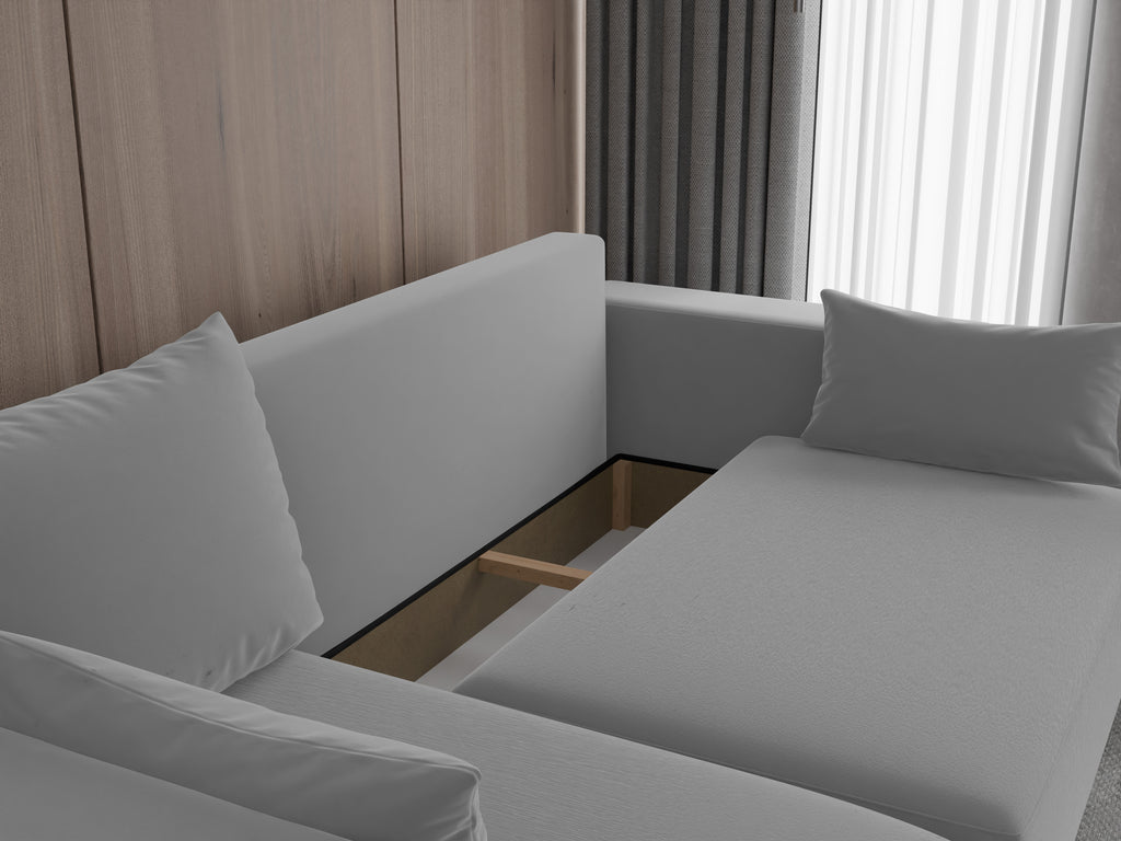 Ecksofa mit Schlaffunktion Tivo Velour Velo