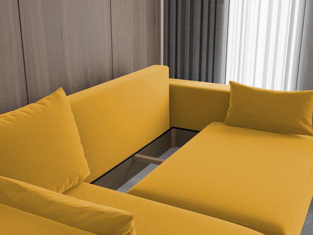 Ecksofa mit Schlaffunktion Tivo Velour Velo