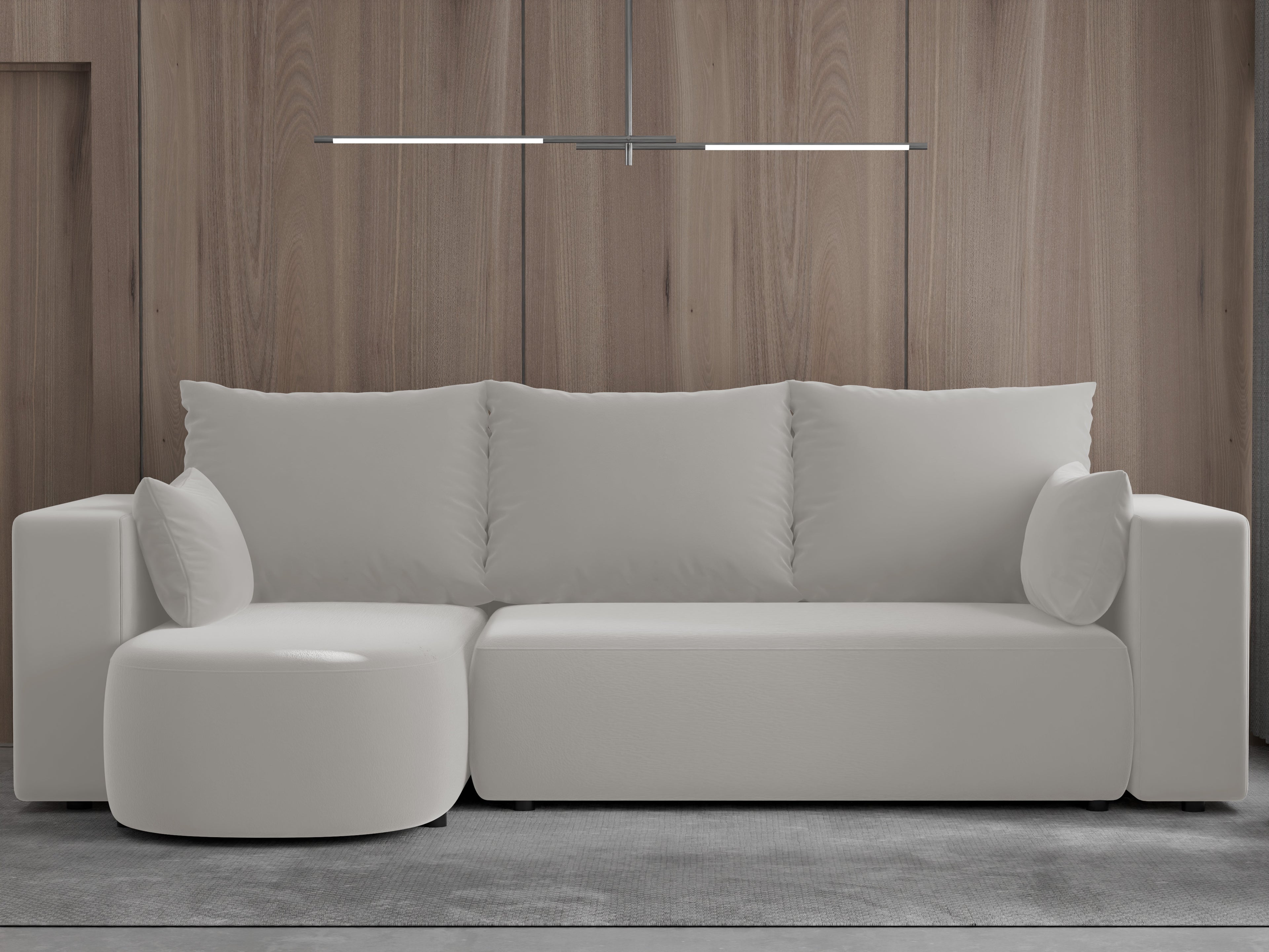 Ecksofa mit Schlaffunktion Tivo Velour Velo