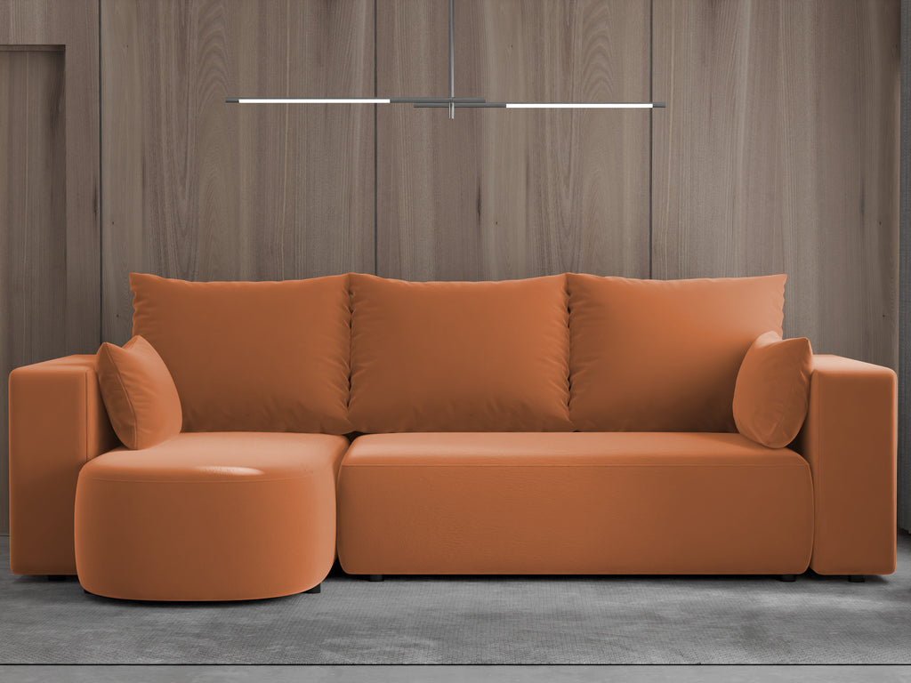 Ecksofa mit Schlaffunktion Tivo Velour Velo