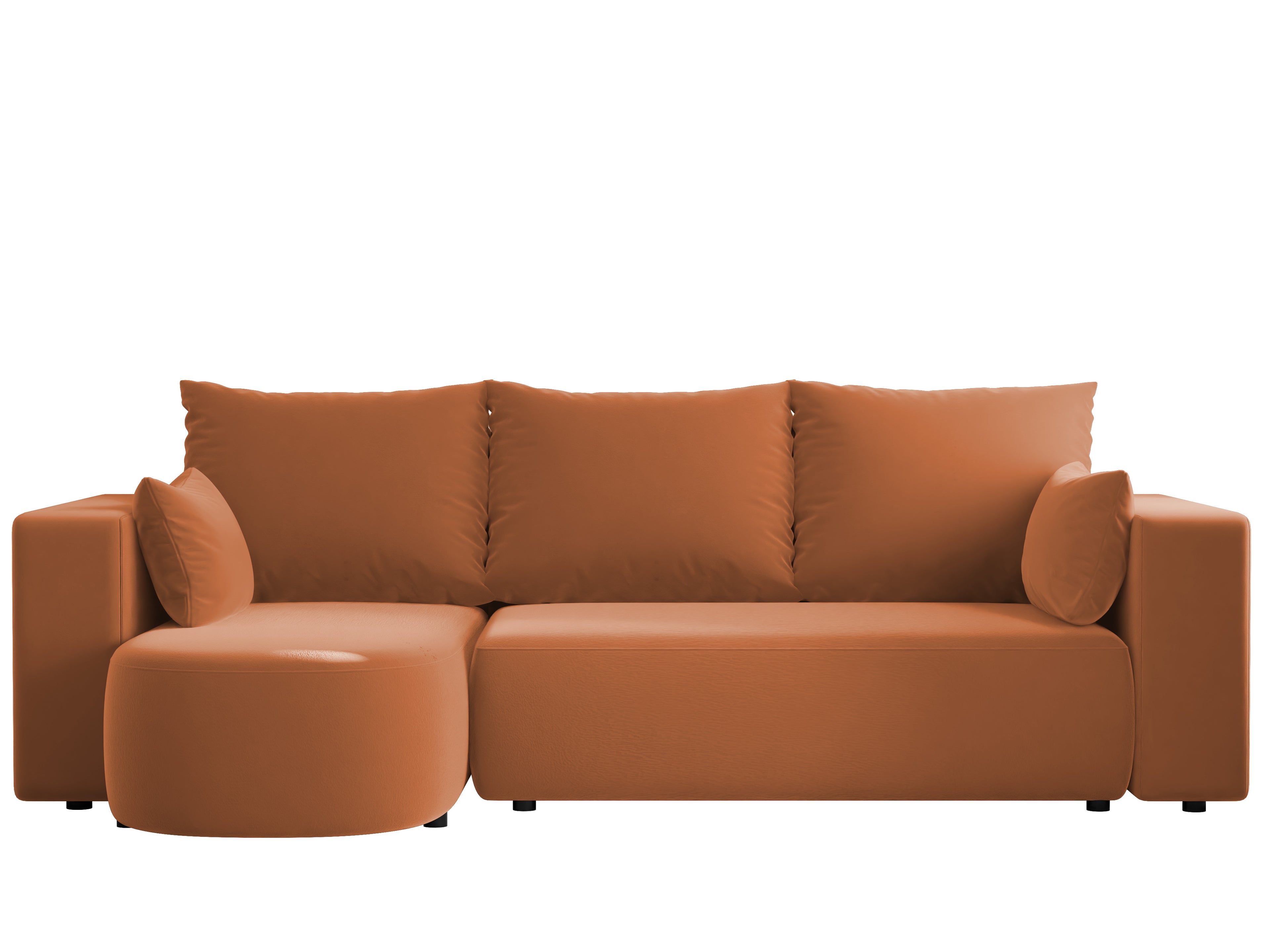 Ecksofa mit Schlaffunktion Tivo Velour Velo