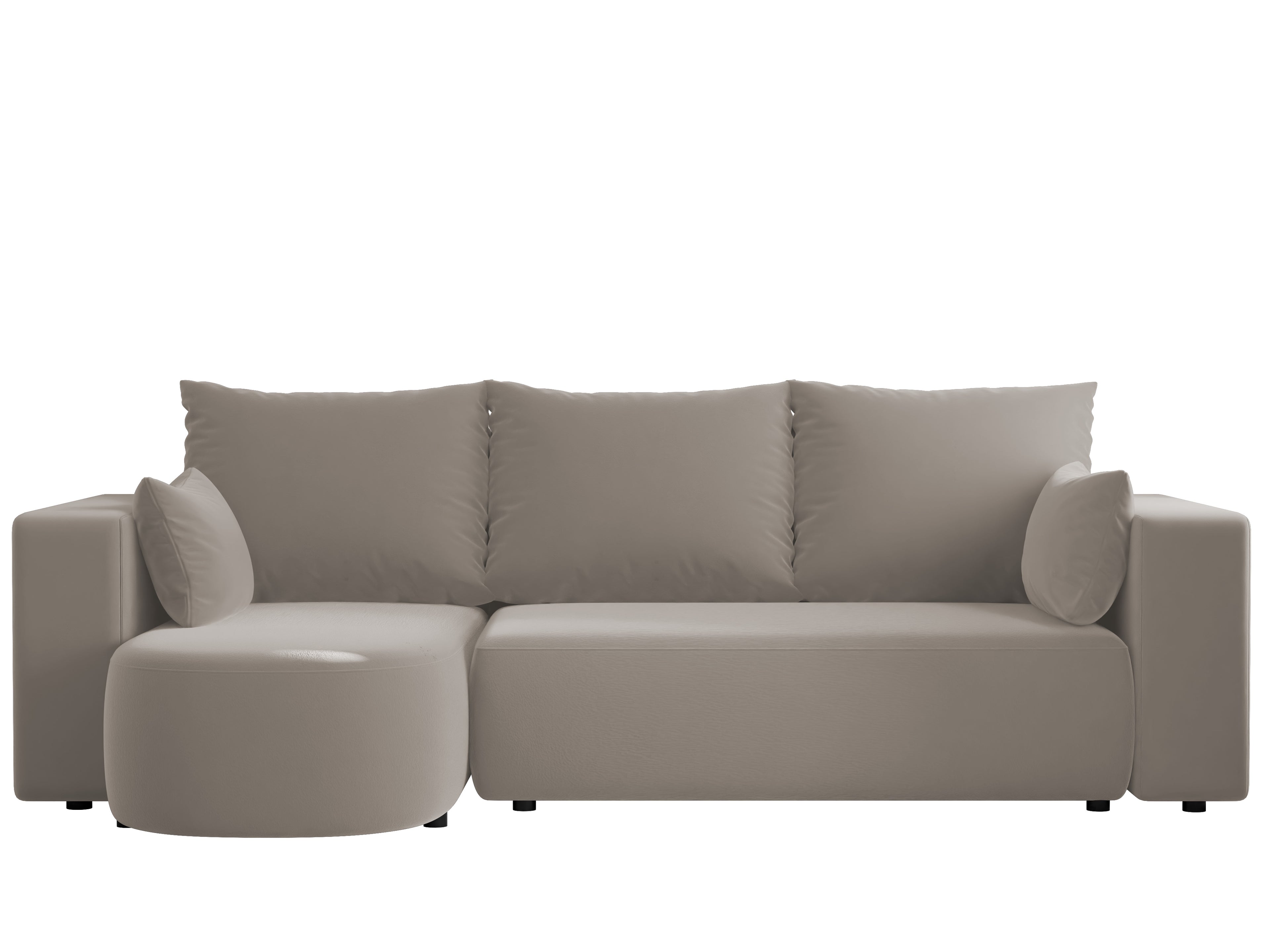 Ecksofa mit Schlaffunktion Tivo Velour Velo
