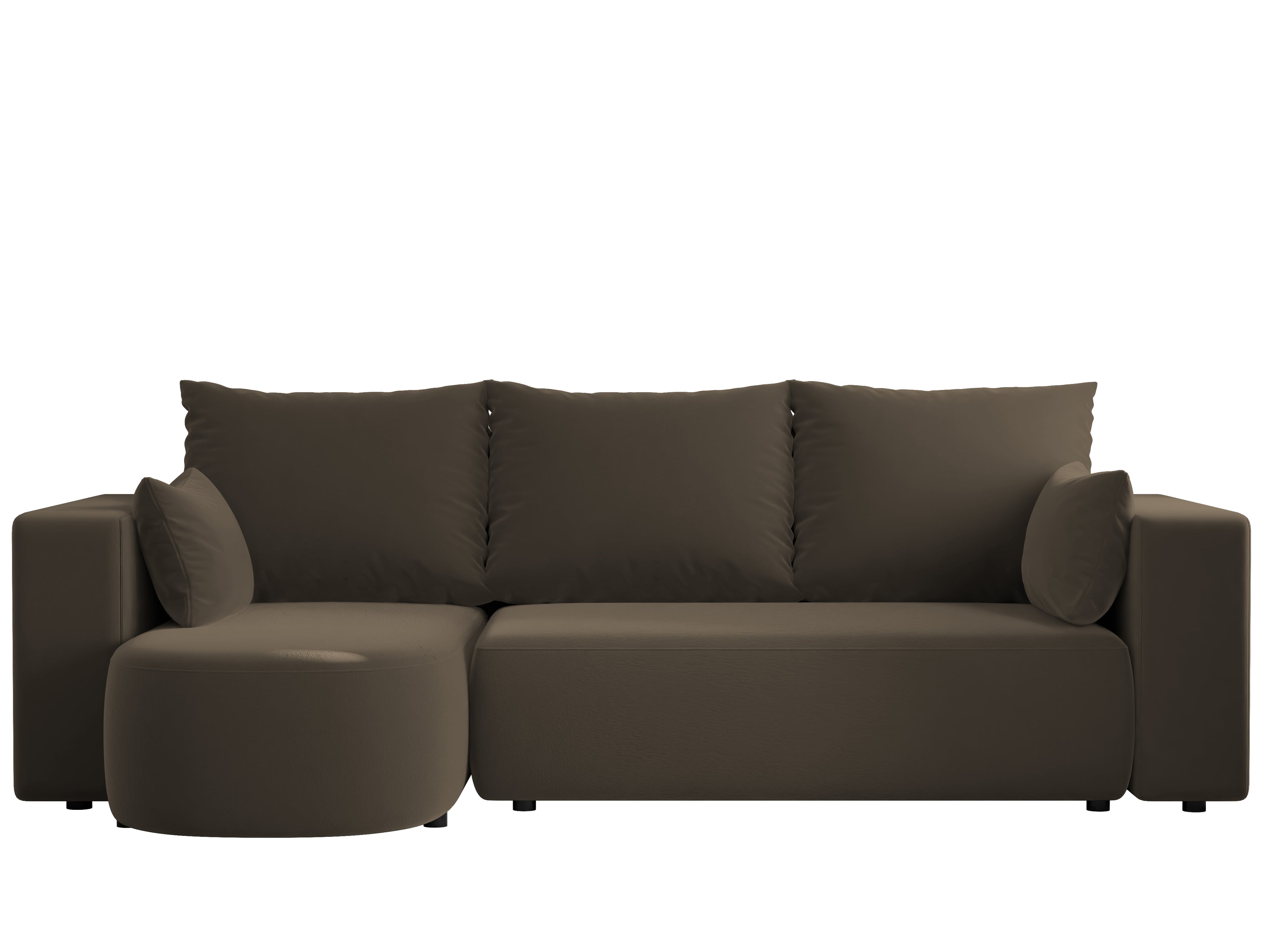 Ecksofa mit Schlaffunktion Tivo Velour Velo