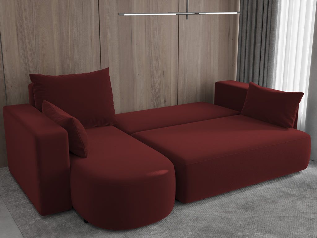 Ecksofa mit Schlaffunktion Tivo Velour Velo