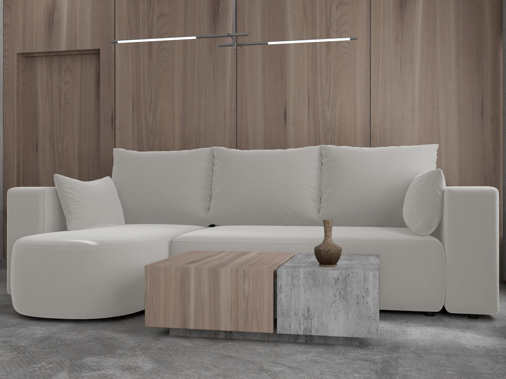 Ecksofa mit Schlaffunktion Tivo Velour Velo