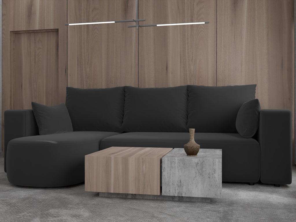 Ecksofa mit Schlaffunktion Tivo Velour Velo