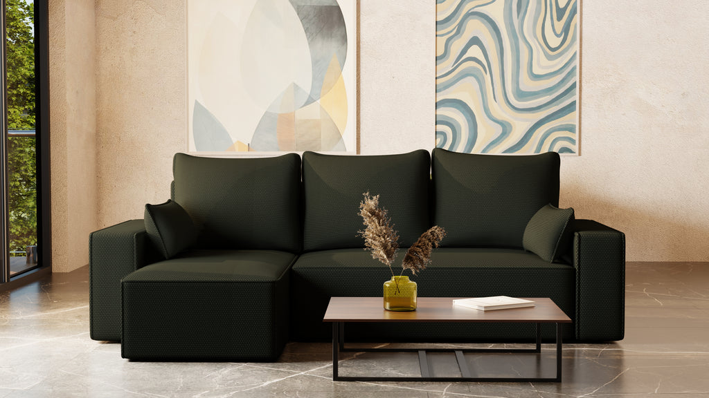 Ecksofa mit Schlaffunktion Tobi Cord Onega