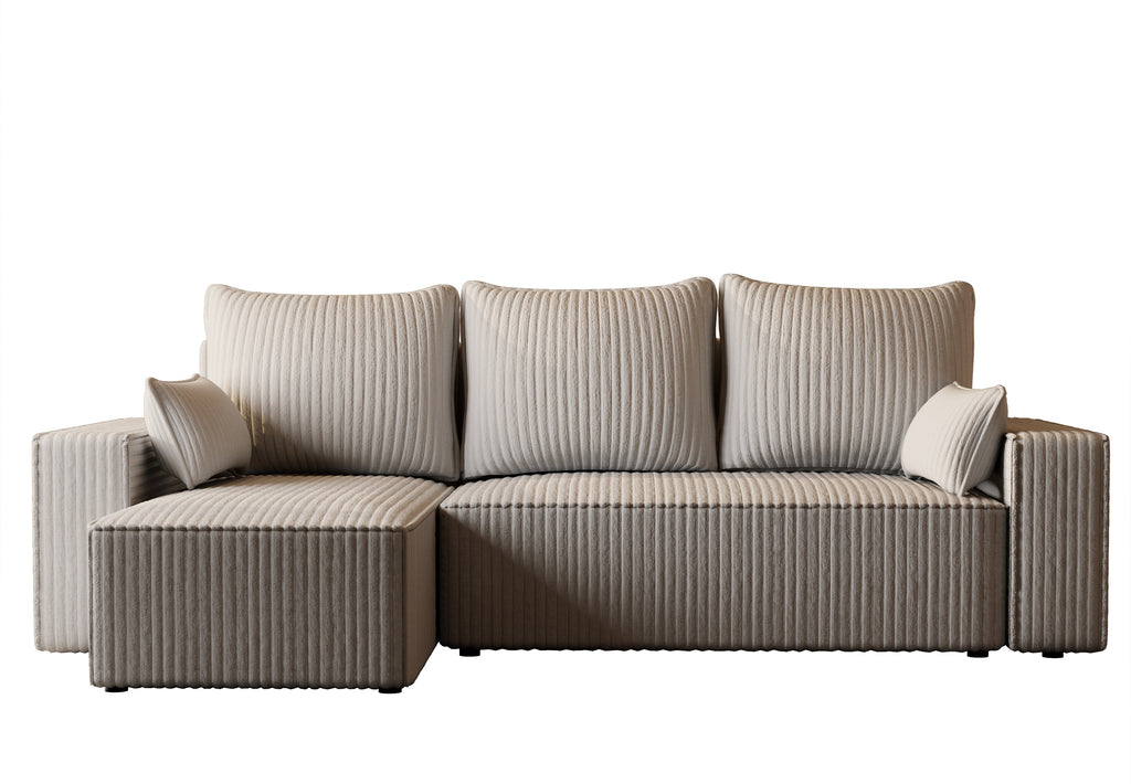 Ecksofa mit Schlaffunktion Tobi Cord Felipo