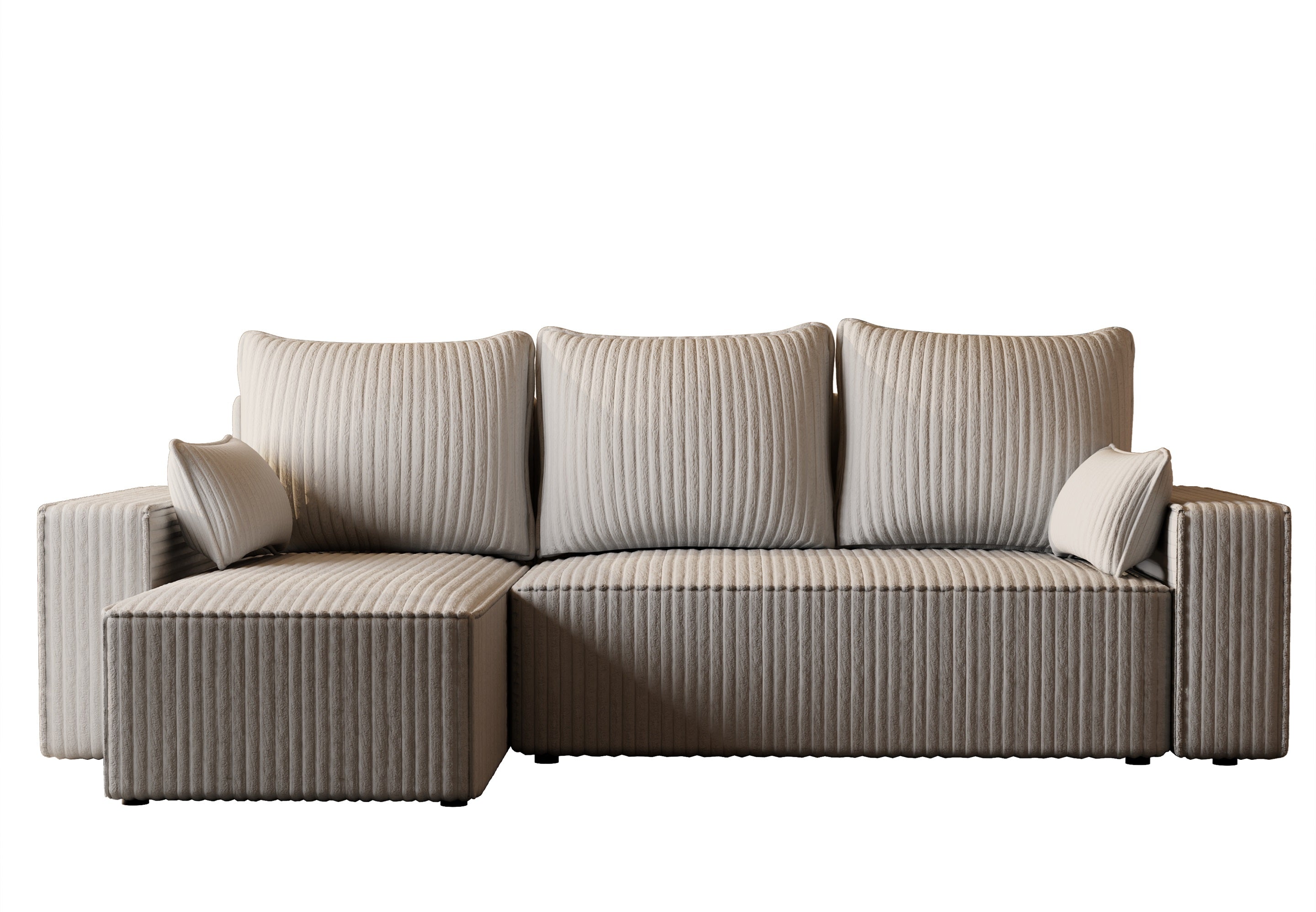 Ecksofa mit Schlaffunktion Tobi Cord Felipo