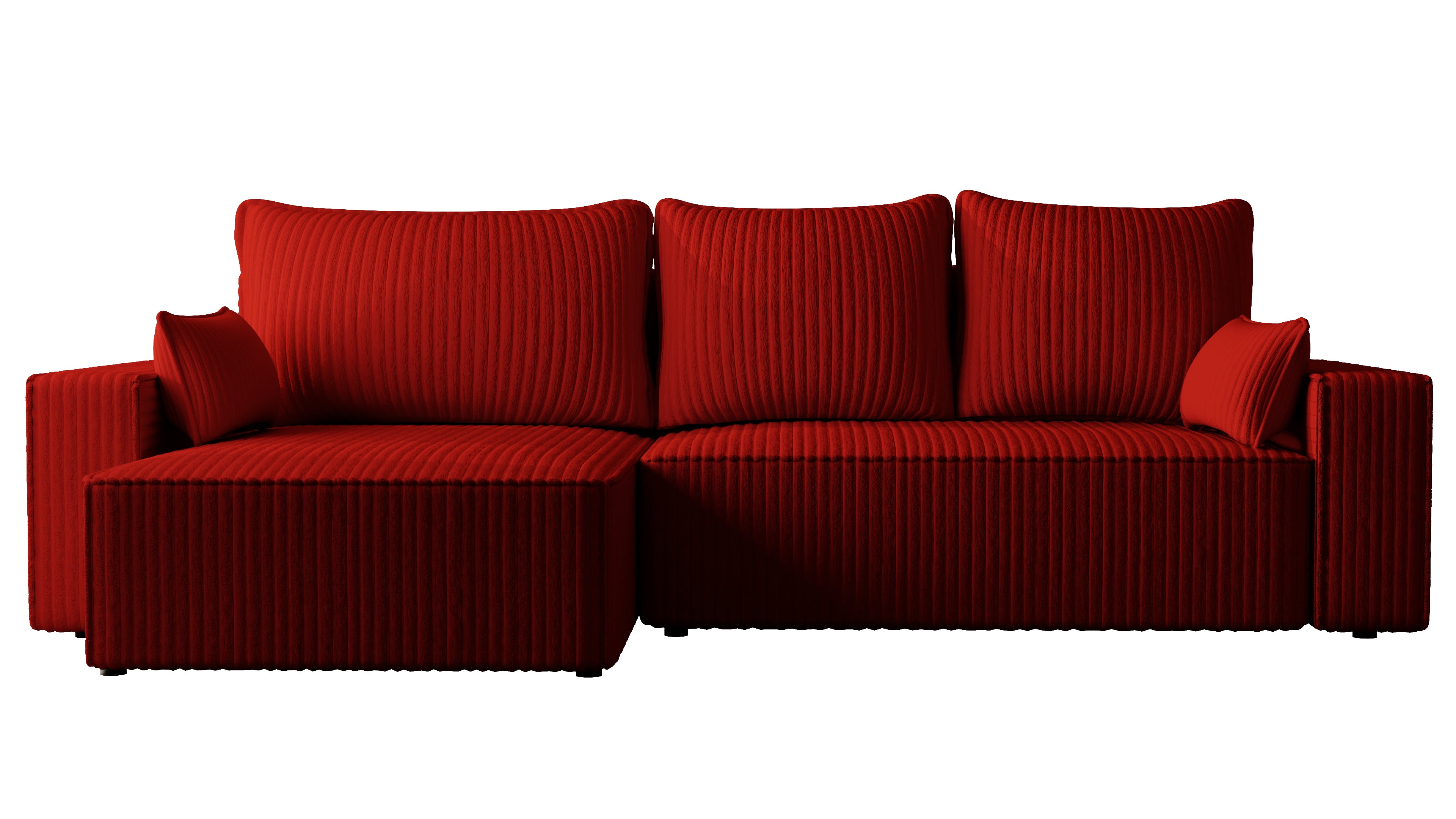 XL Ecksofa mit Schlaffunktion Tobi Cord Felipo