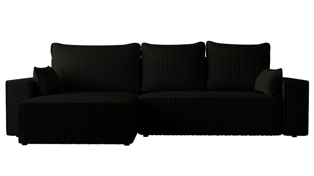 XL Ecksofa mit Schlaffunktion Tobi Cord Felipo
