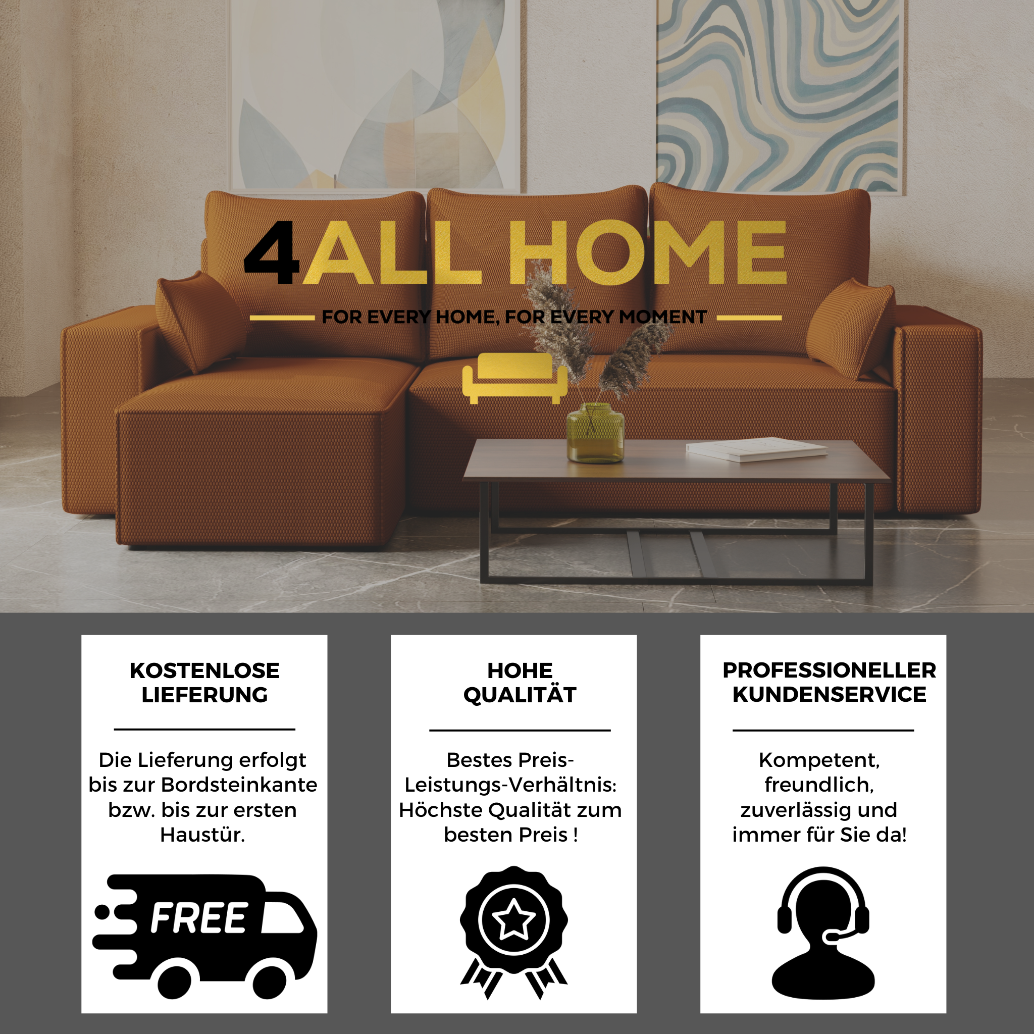 Ecksofa mit Schlaffunktion Tobi Cord Onega