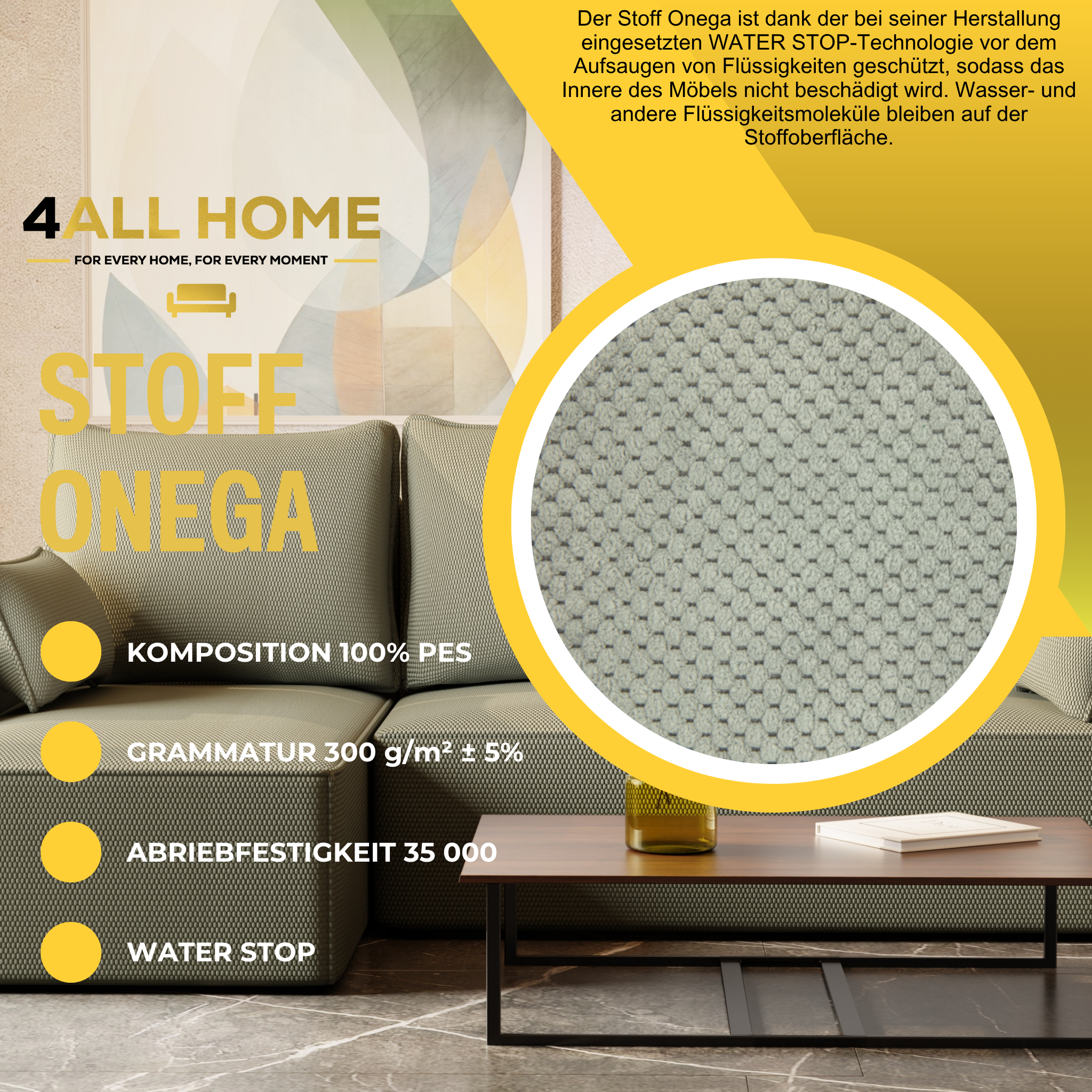 Ecksofa mit Schlaffunktion Tobi Cord Onega