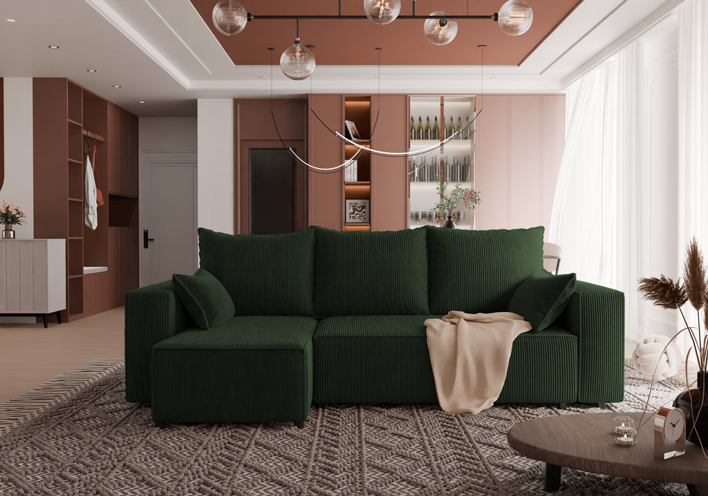 Ecksofa mit Schlaffunktion Tobi Cord Poso