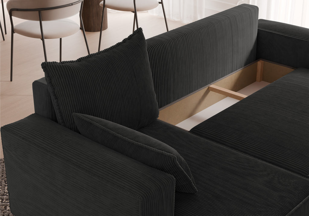 Ecksofa mit Schlaffunktion Tobi Cord Poso