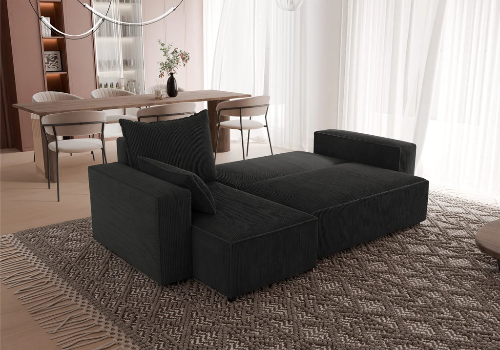 Ecksofa mit Schlaffunktion Tobi Cord Poso