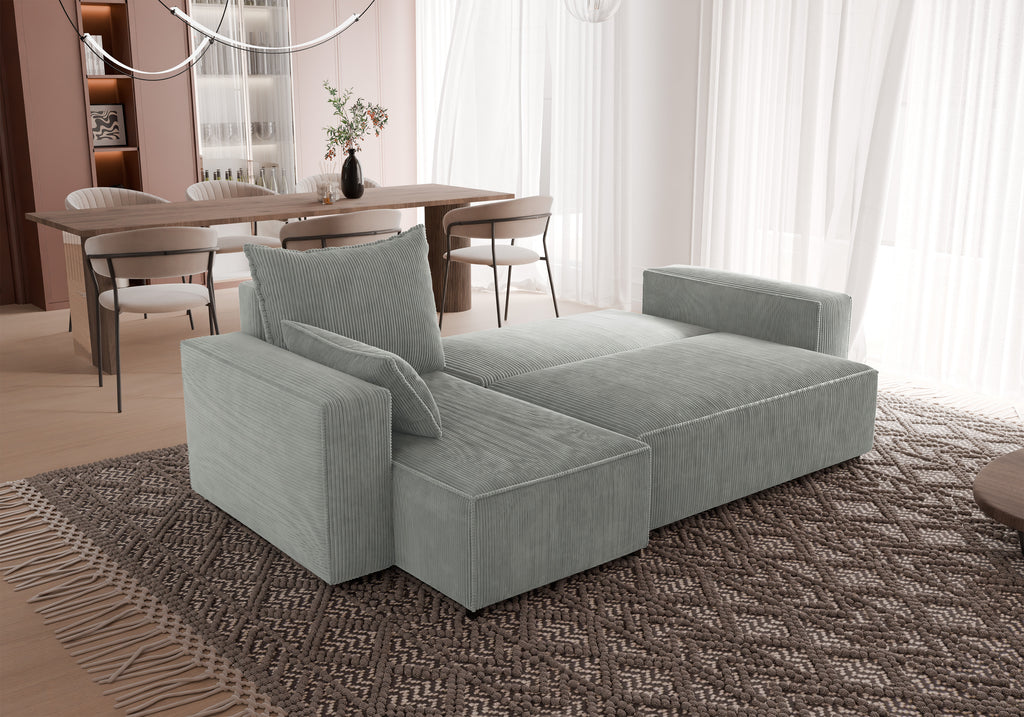 Ecksofa mit Schlaffunktion Tobi Cord Poso