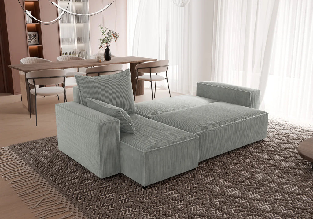 Ecksofa mit Schlaffunktion Tobi Cord Poso