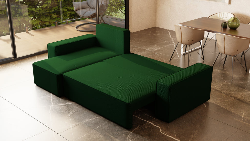 Ecksofa mit Schlaffunktion Tobi Cord Onega