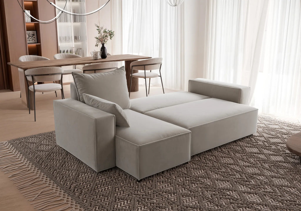 Ecksofa mit Schlaffunktion Tobi Velour