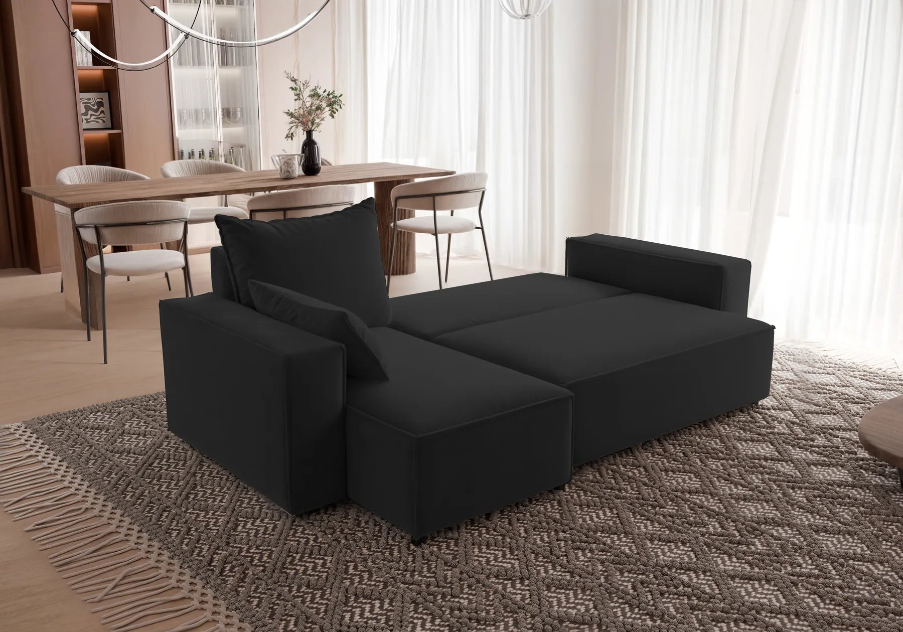 Ecksofa mit Schlaffunktion Tobi Velour