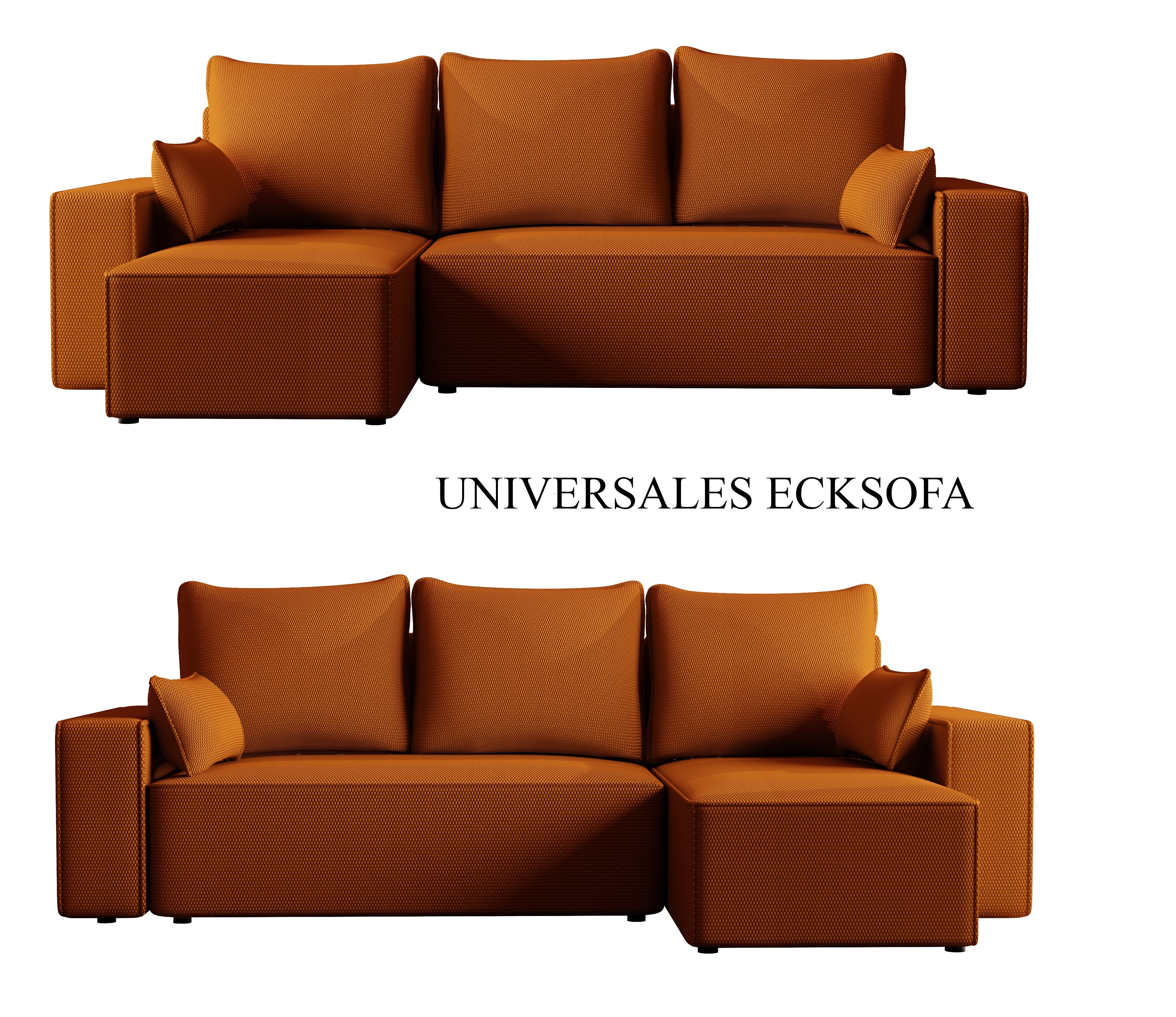 Ecksofa mit Schlaffunktion Tobi Cord Onega