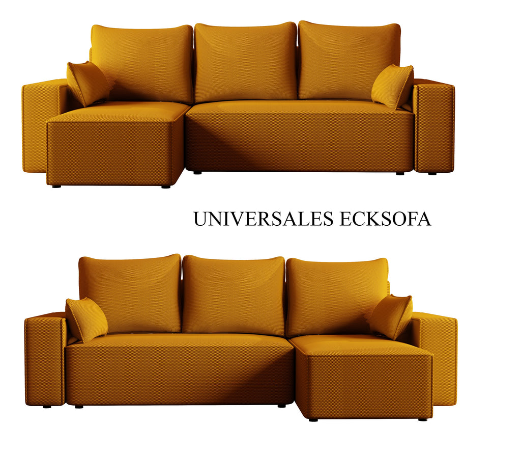 Ecksofa mit Schlaffunktion Tobi Cord Onega