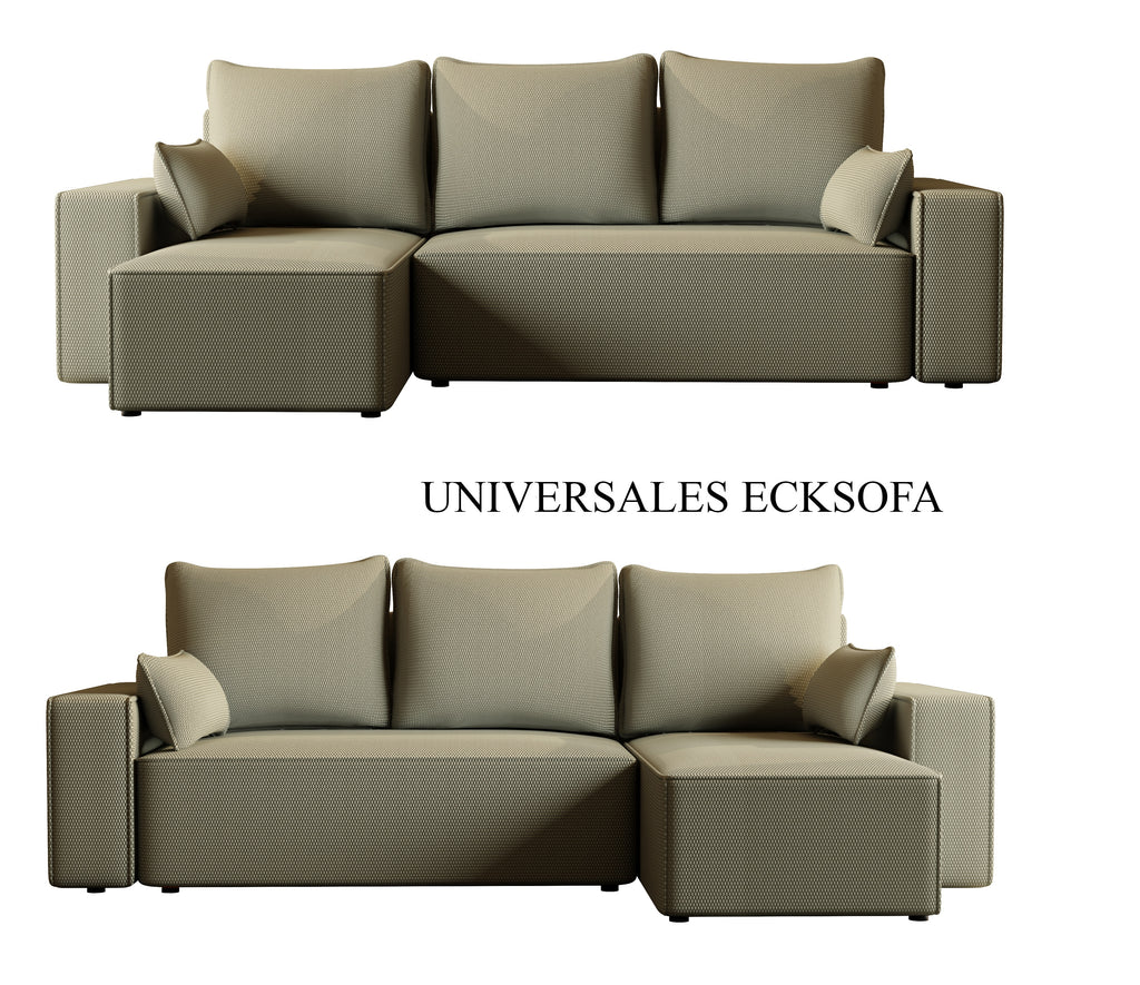 Ecksofa mit Schlaffunktion Tobi Cord Onega