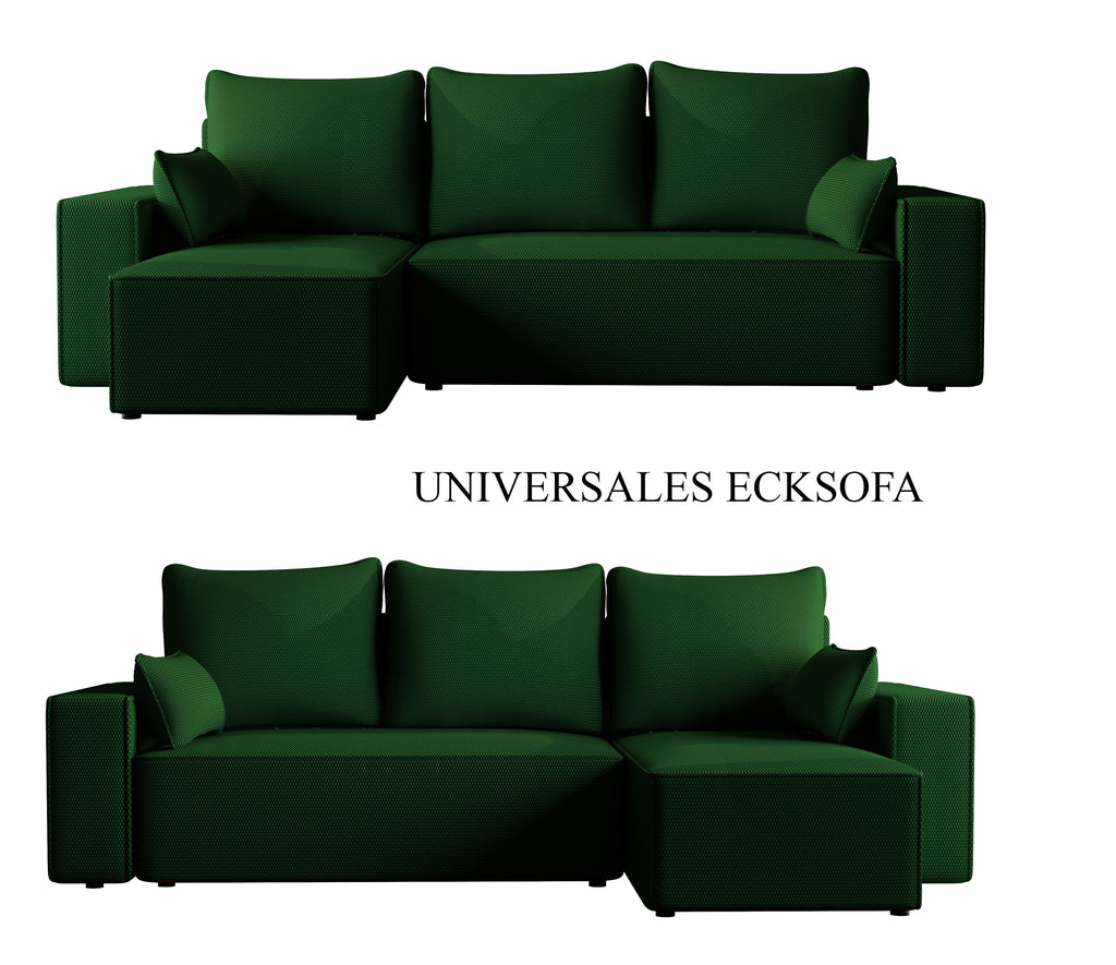 Ecksofa mit Schlaffunktion Tobi Cord Onega