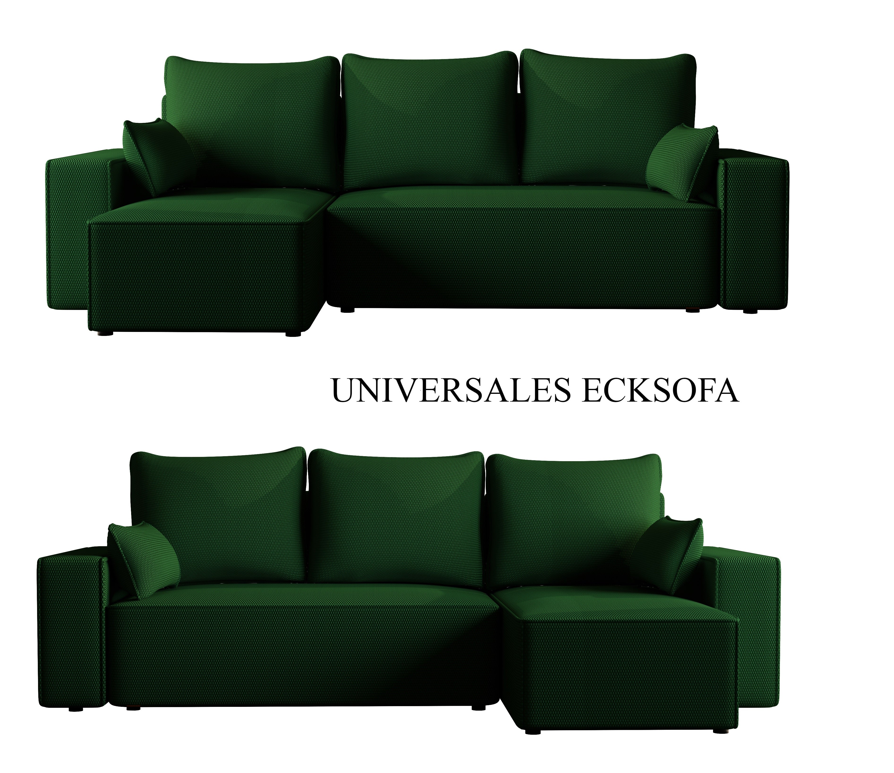 Ecksofa mit Schlaffunktion Tobi Cord Onega