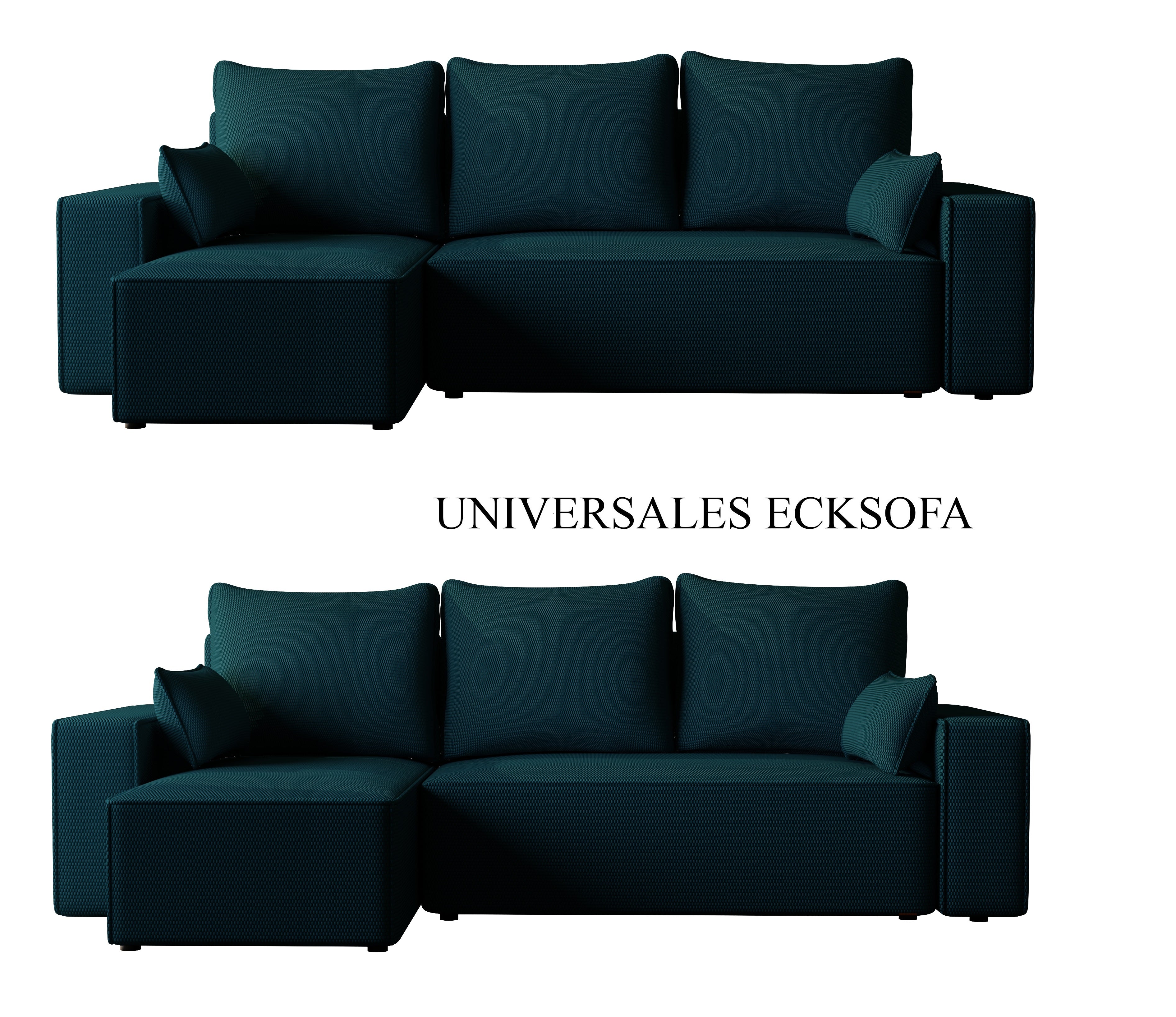 Ecksofa mit Schlaffunktion Tobi Cord Onega