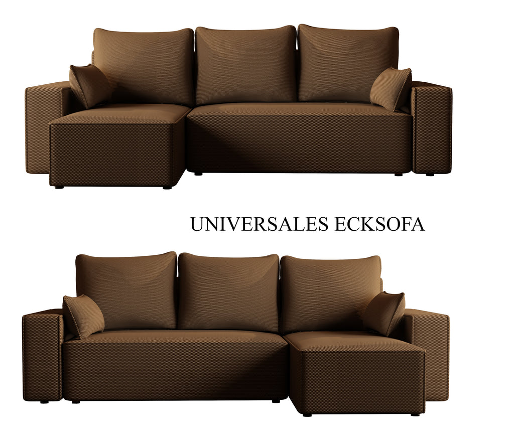Ecksofa mit Schlaffunktion Tobi Cord Onega
