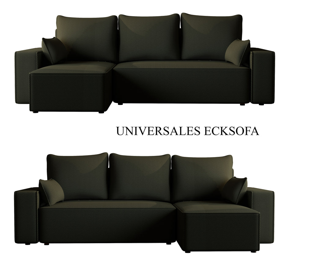 Ecksofa mit Schlaffunktion Tobi Cord Onega