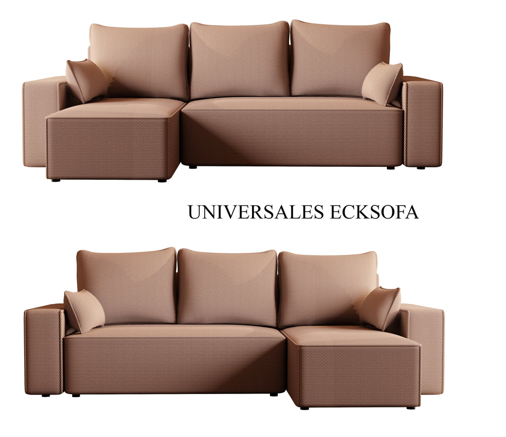 Ecksofa mit Schlaffunktion Tobi Cord Onega
