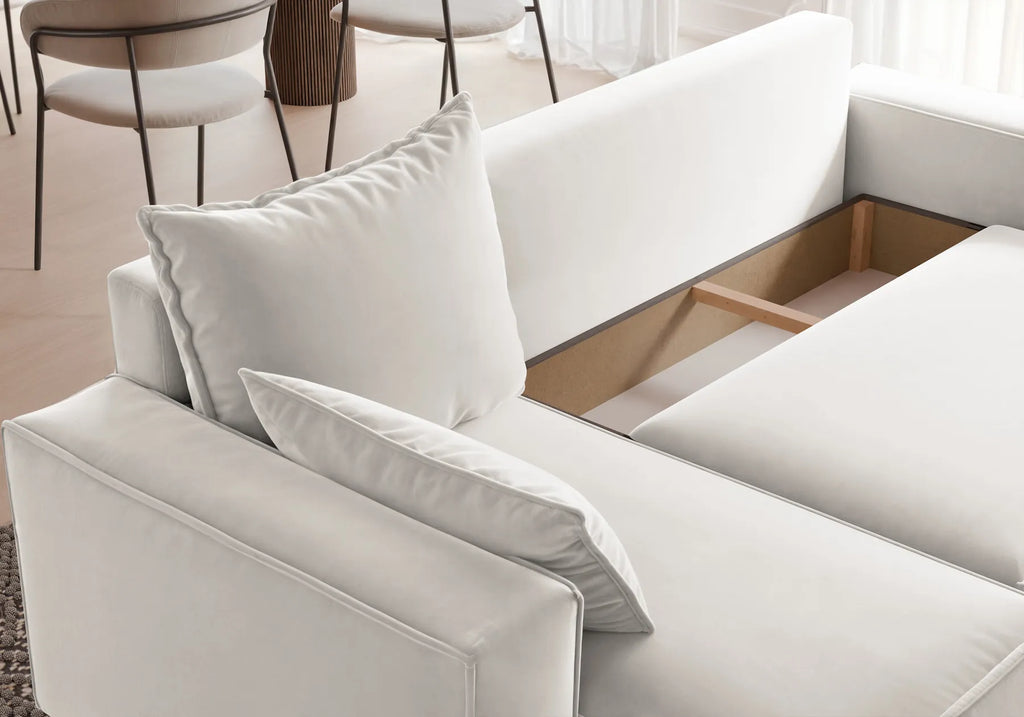 Ecksofa mit Schlaffunktion Tobi Velour