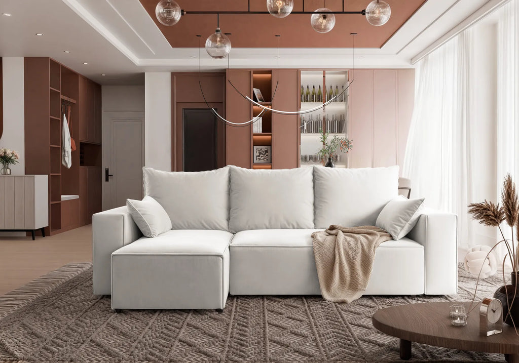Ecksofa mit Schlaffunktion Tobi Velour